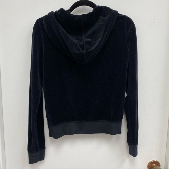 Vintage Classic Juicy Couture Velvet Velour Zip Up Hoodie - Picture 2 of 4
